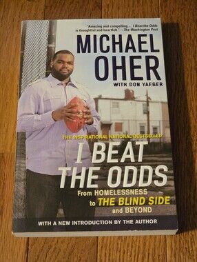 Michael Oher "I Beat the Odds" Paperback - White, Navy, Yellow Cover